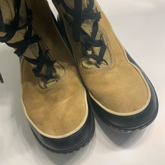 Sorel US 8 Genuine tan Leather think insulated winter boots excellent condition - Picture 8 of 13